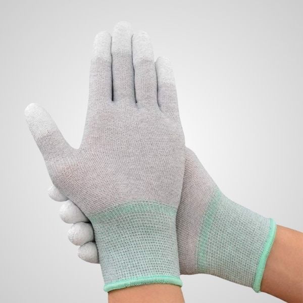 Găng tay sợi Carbon phủ PU lòng bàn tay
